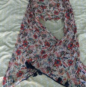 Floral scarf